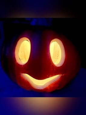 Vintage Pumpkin Jack O Lantern Lighted Halloween Fall Decor